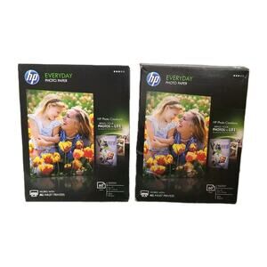 Photo Paper 5x7 Glossy HP - 60 sheets for Ink Jet Printers - 2 pks